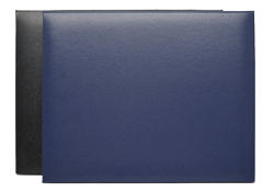 black and blue special pricing certificate folders